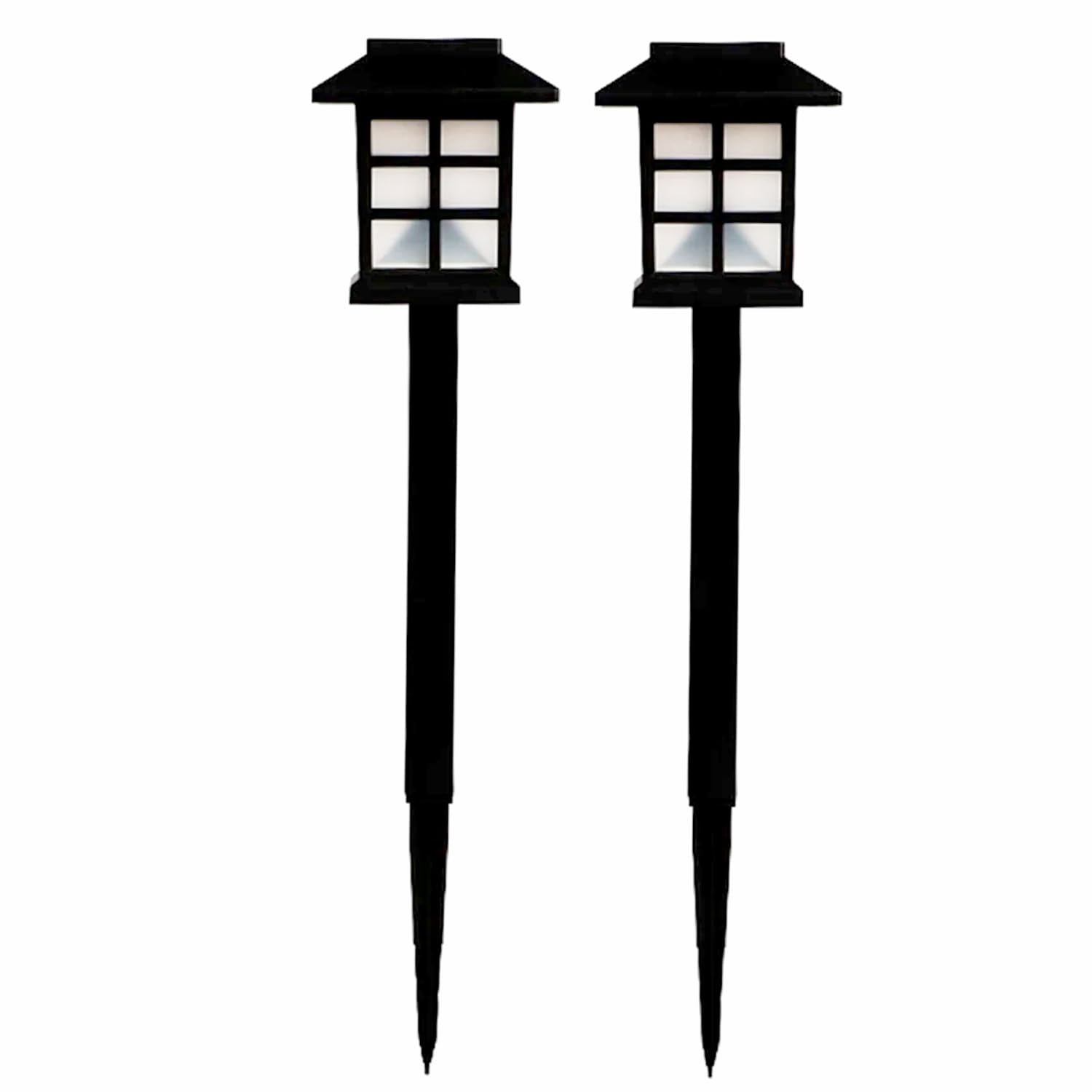 Solar Garden Lights, Outdoor Solar Landscape Lights, Waterproof Outdoor Solar Lights Walkway for Patio, Lawn, Yard, and Landscape (Pack of 2) - jugaad.shop