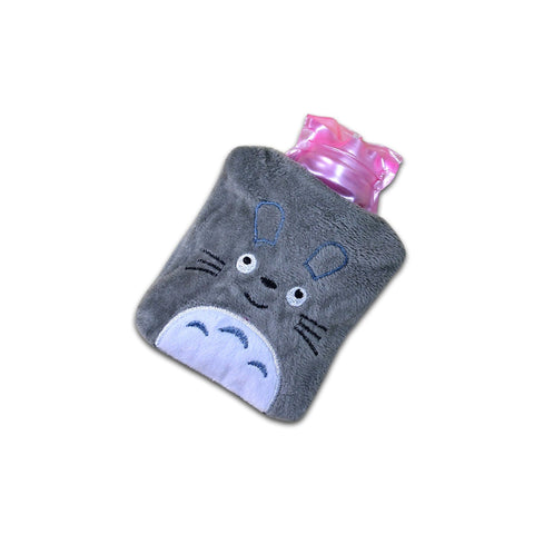 Totoro Cartoon Small Hot Water Bag with Cover for Pain Relief - jugaad.shop