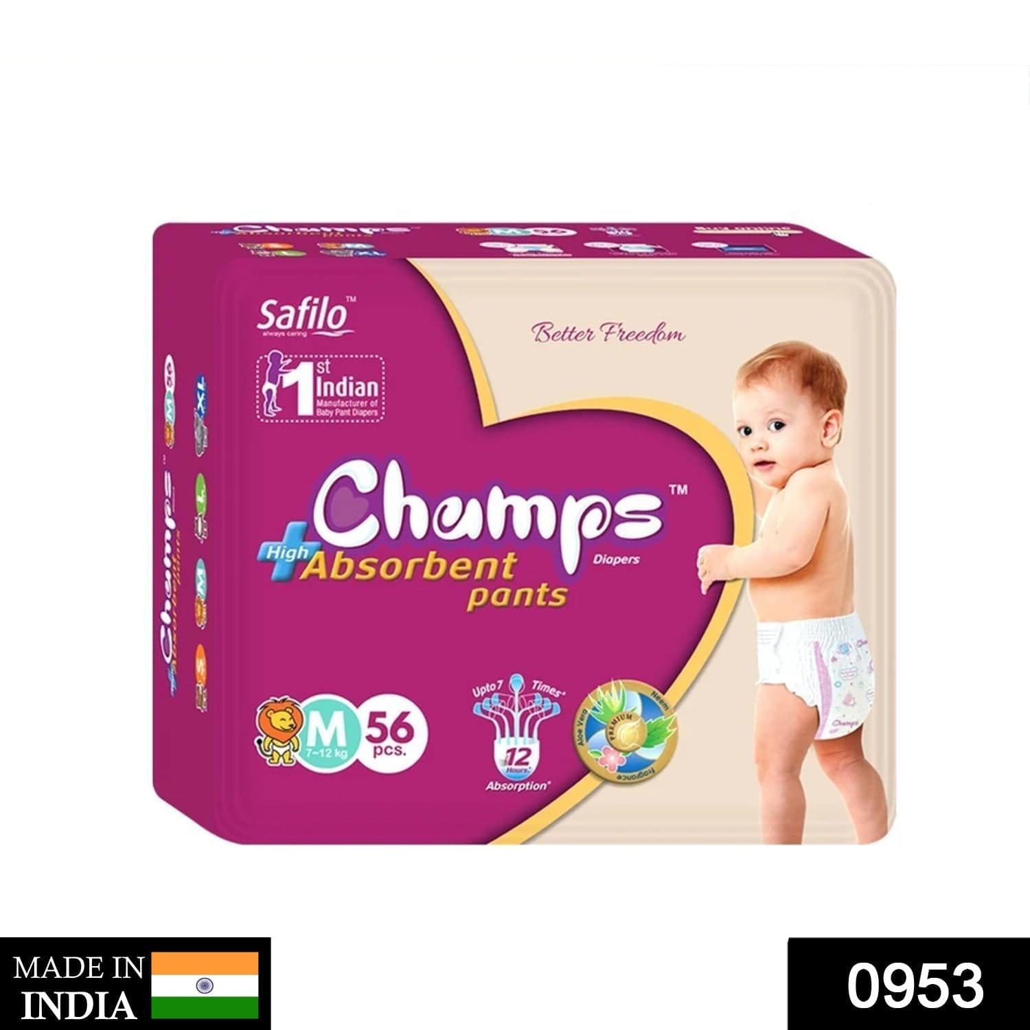 Premium Champs High Absorbent Pant Style Diaper Small, Medium and Large Size Diaper - jugaad.shop