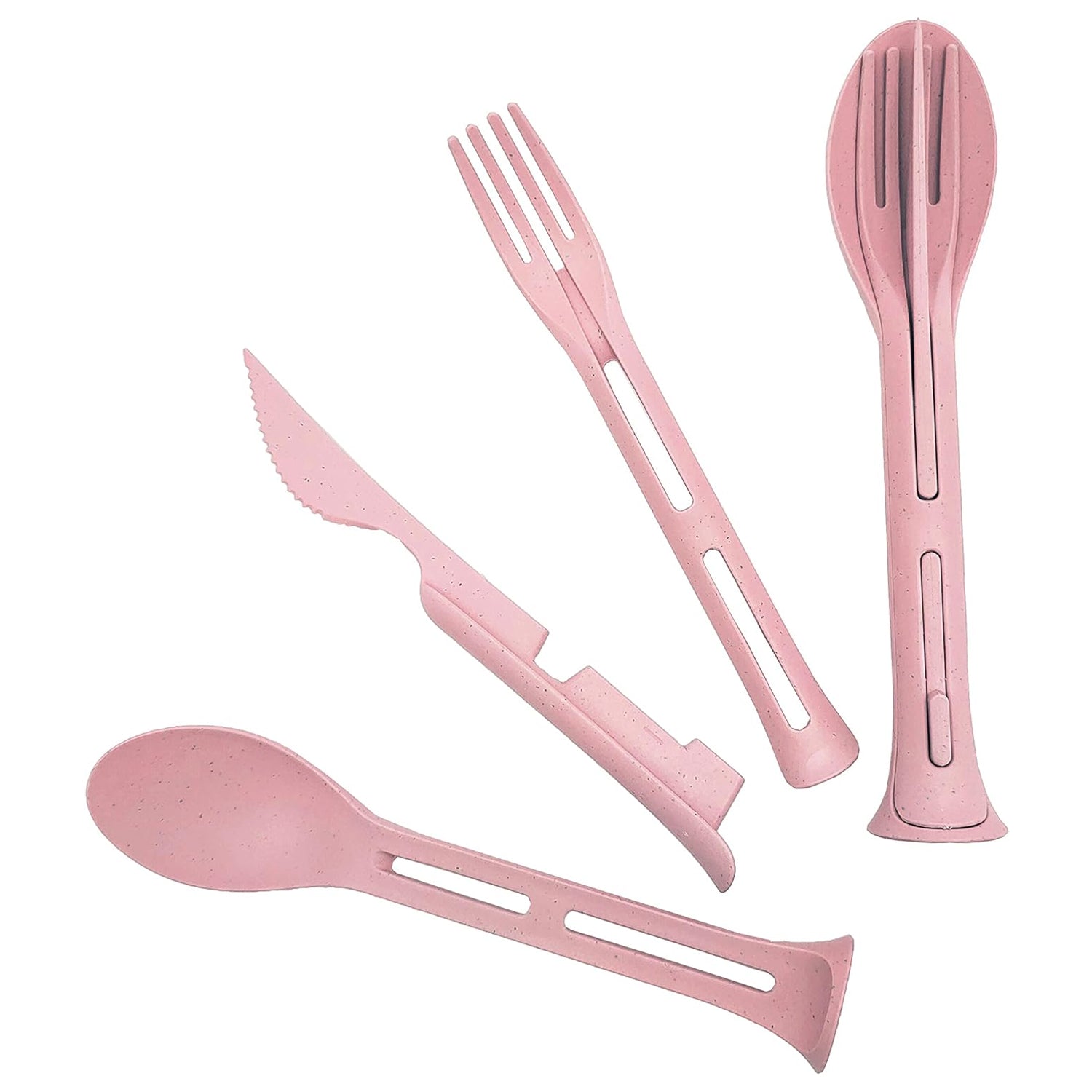 3 in 1 Reusable Spoon, Knife Forks Tableware, Spoon (3 Pcs Set)-jugaad.shop