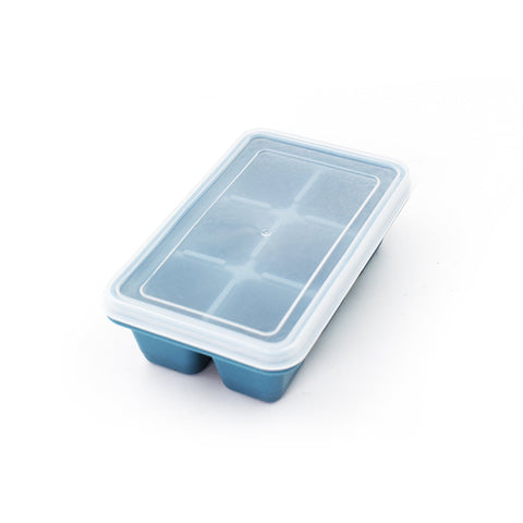 6 Grid Silicone Ice Tray Used In All Kinds Of Places Like Household Kitchens For Making Ice From Water And Various Things And All With Color Box (1 Pc) - jugaad.shop