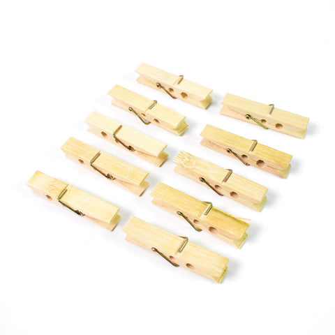 SturdyBamboo Cloth Clips