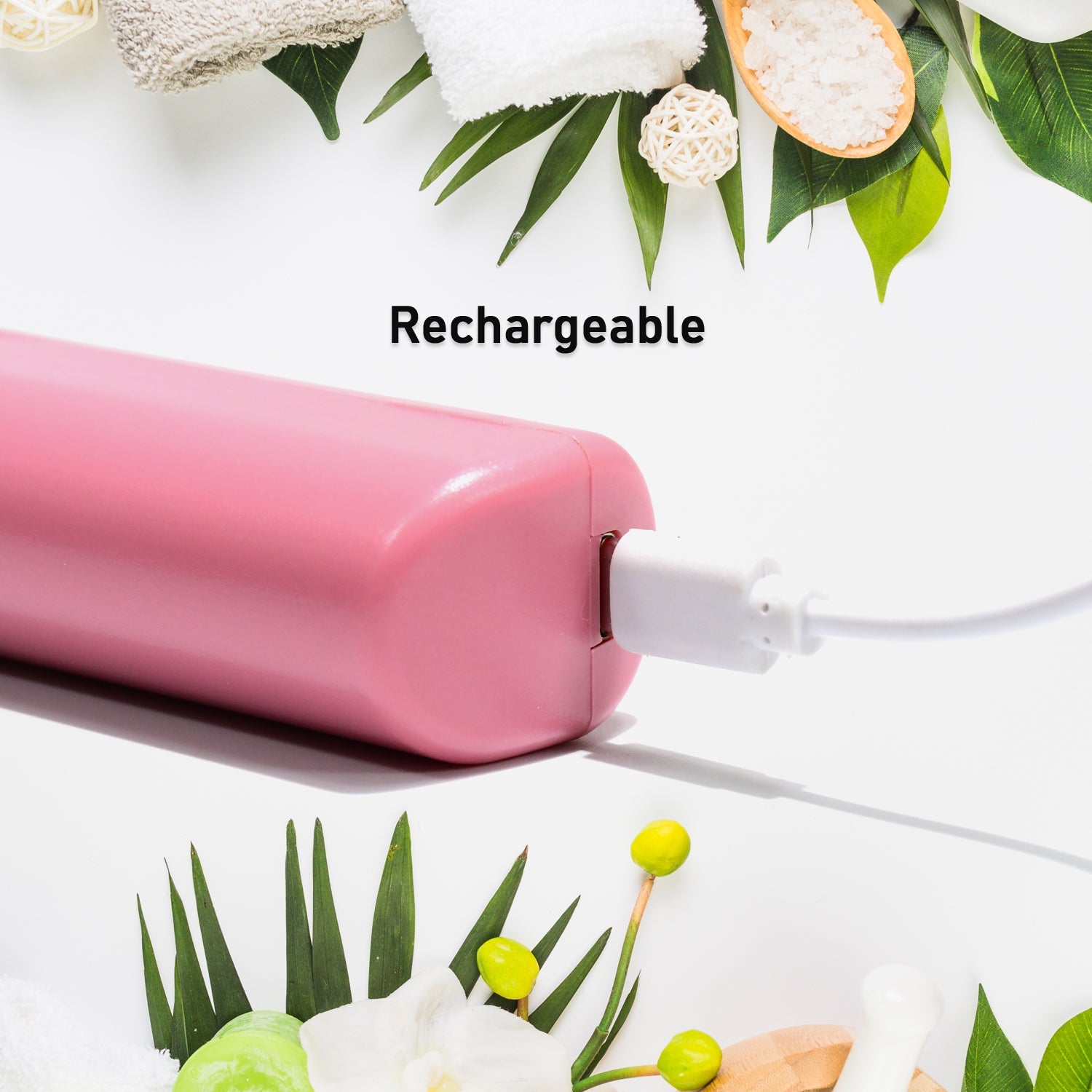 Rechargeable Mini Hair Straightener, Travel Portable USB Charging Cordless Hair Straightener Bursh, Three Temperature Adjustments Flat Iron Comb (1 Pc) - jugaad.shop