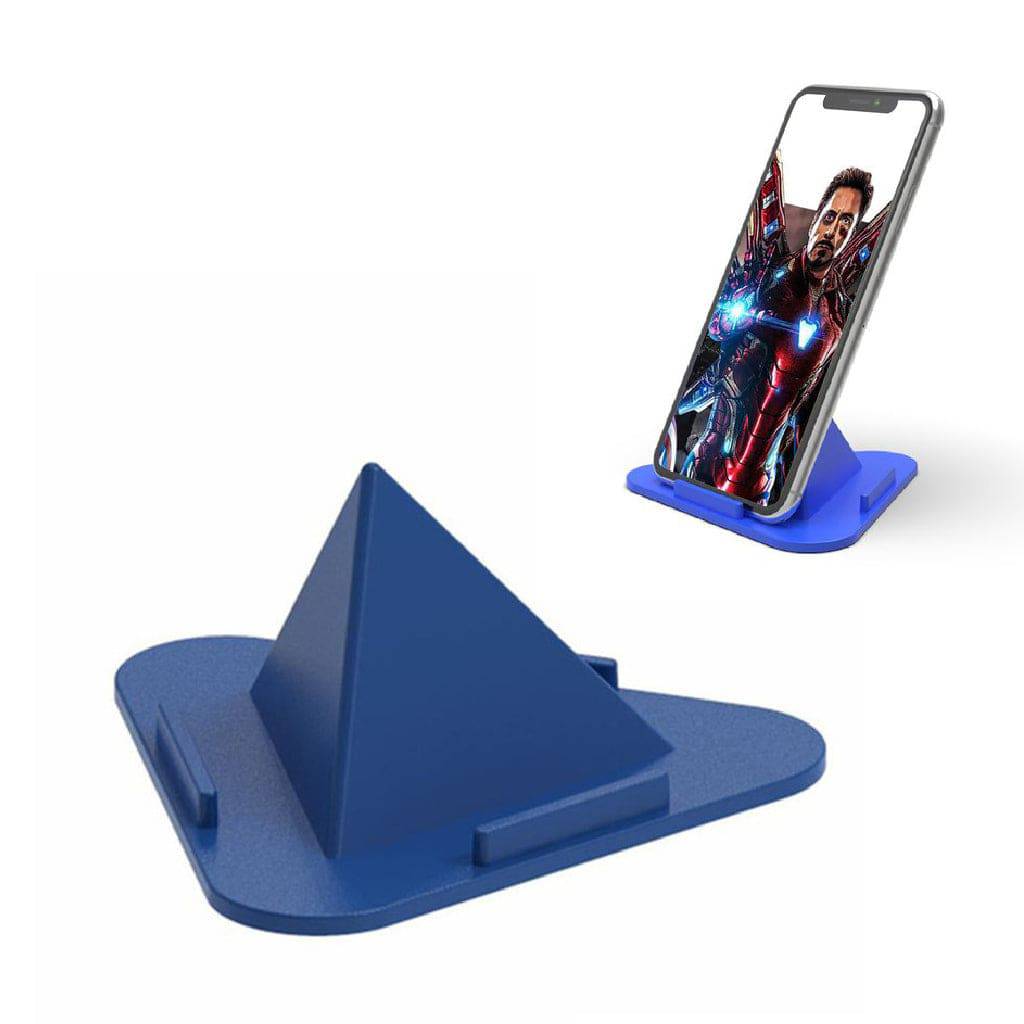 Universal Portable Three-Sided Pyramid Shape Mobile Holder Stand - jugaad.shop