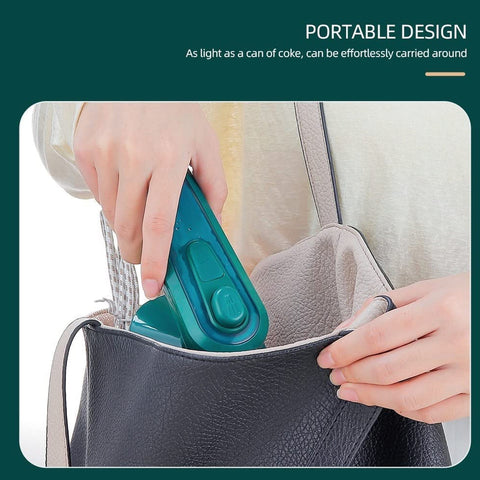 Mini Steamer & Iron: 2-in-1 Portable Travel Friendly - jugaad.shop