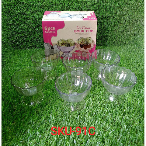 Serving Dessert Bowl Ice Cream Salad Fruit Bowl - 6pcs Serving Dessert Bowl Ice Cream Salad Fruit Bowl - 6pcs - jugaad.shop