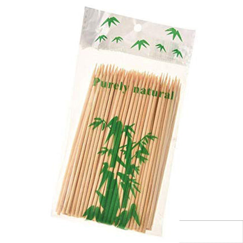 Natural Bamboo Wooden Skewers / BBQ Sticks for Barbeque and Grilling - jugaad.shop