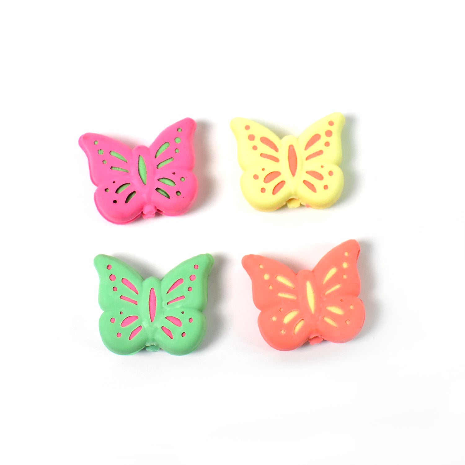 Butterfly Shape Eraser Rubber (1 Pc / Mix Colour & Design)-jugaad.shop