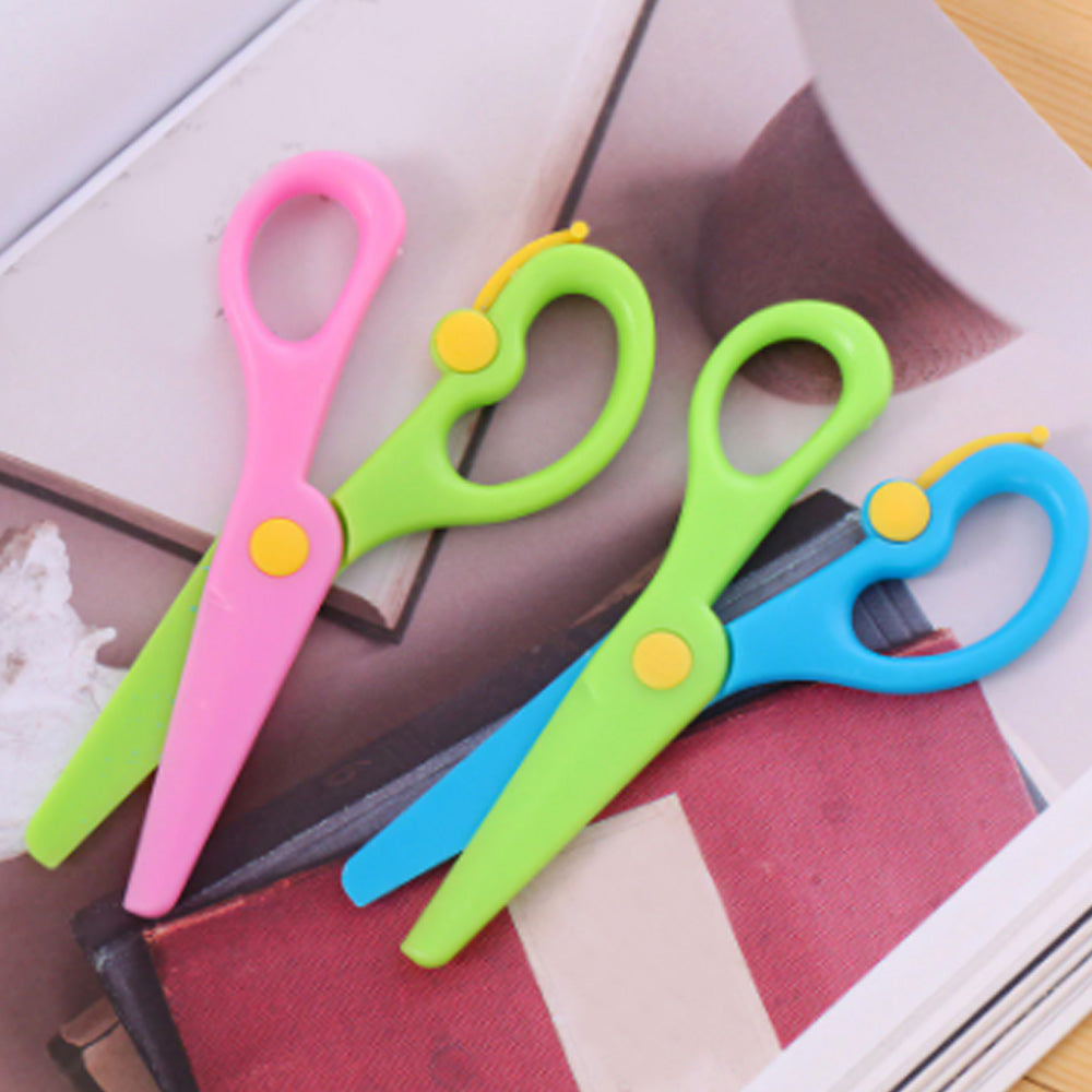 Kids Handmade Plastic Safety Scissors Safety Scissors - jugaad.shop