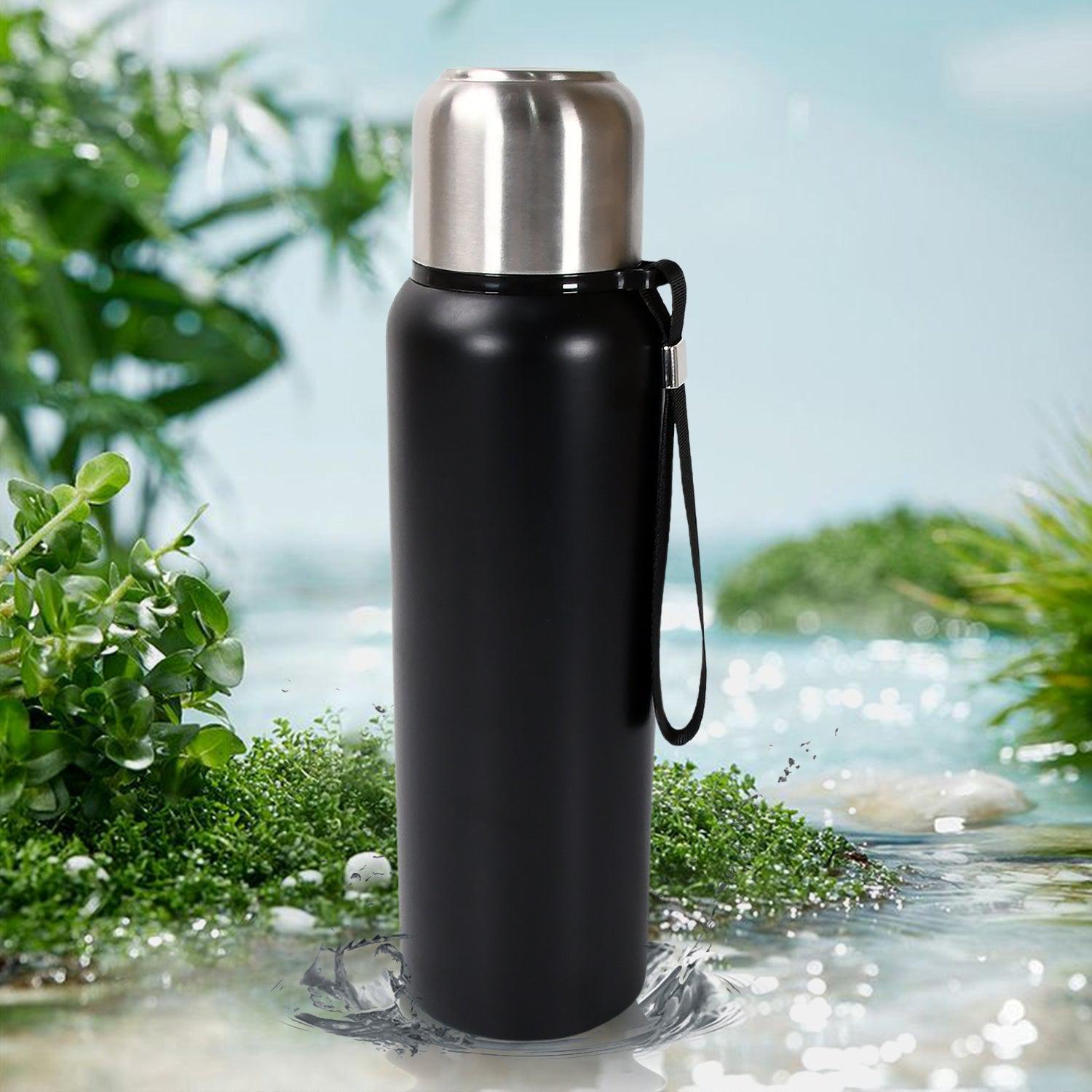 Stainless Steel Water Bottle, Fridge Water Bottle, Stainless Steel Water Bottle Leak Proof, Rust Proof, Cold & Hot Thermos steel Bottle| Leak Proof | Office Bottle | Gym | Home | Kitchen | Hiking | Trekking | Travel Bottle (800ML) - jugaad.shop