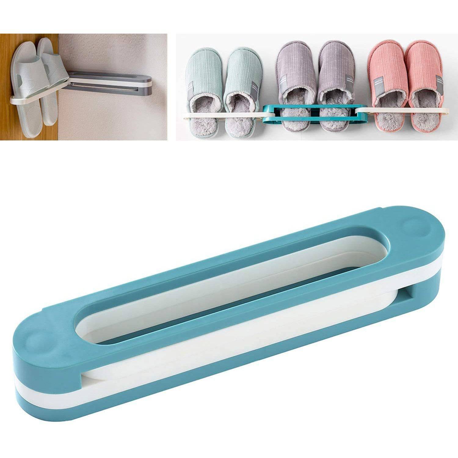 Multifunction Folding Slippers / Shoes Hanger Organizer Rack - jugaad.shop