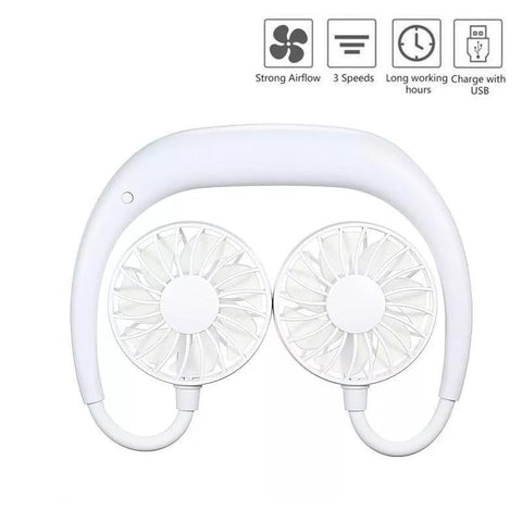 Hands-Free Wearable Neckband Fan - jugaad.shop