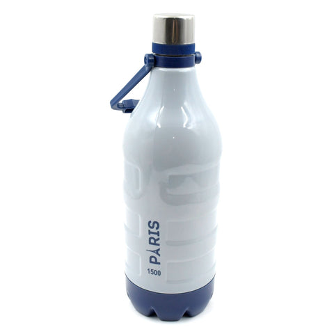 Insulated Water Bottle (1500ml: Leakproof, BPA-Free, Handle & Strap (Sports) - jugaad.shop