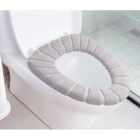 Winter Comfortable Soft Toilet Seat Mat Cover Pad Cushion Plush - jugaad.shop