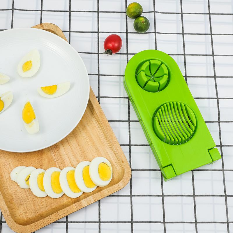 Multi-segment egg cutter/slicer from different angles