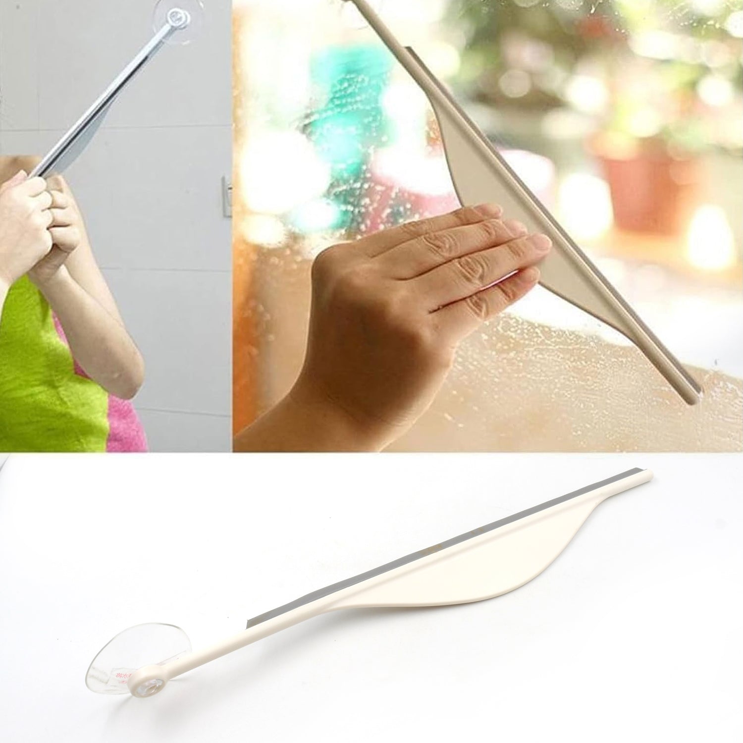 All-in-One Cleaner: Squeegee for Shower, Bathroom & Windows - jugaad.shop