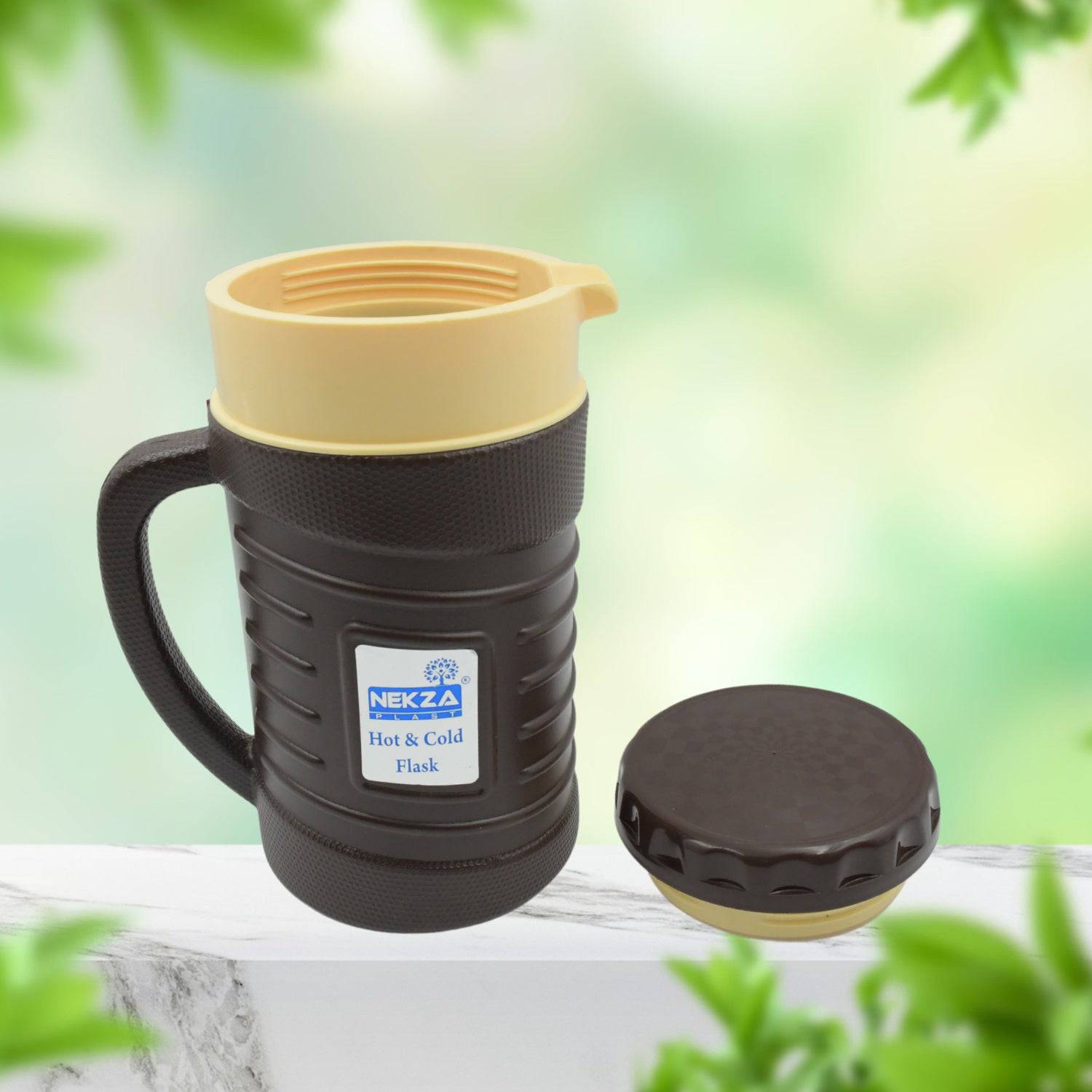 Stainless Steel Thermos Flask (Multiple Sizes): Travel Mug, Coffee, Tea (Leakproof) - jugaad.shop