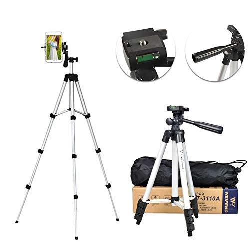 Compact tripod with adjustable height and angle