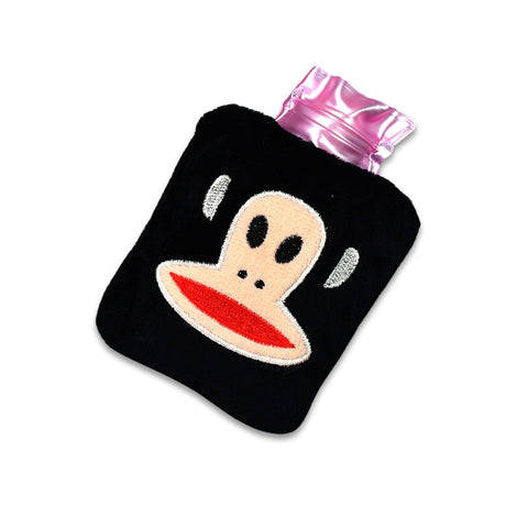 Black Monkey Small Hot Water Bag with Cover for Pain Relief - jugaad.shop