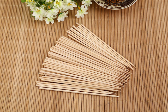 Natural Bamboo Wooden Skewers / BBQ Sticks for Barbeque and Grilling - jugaad.shop