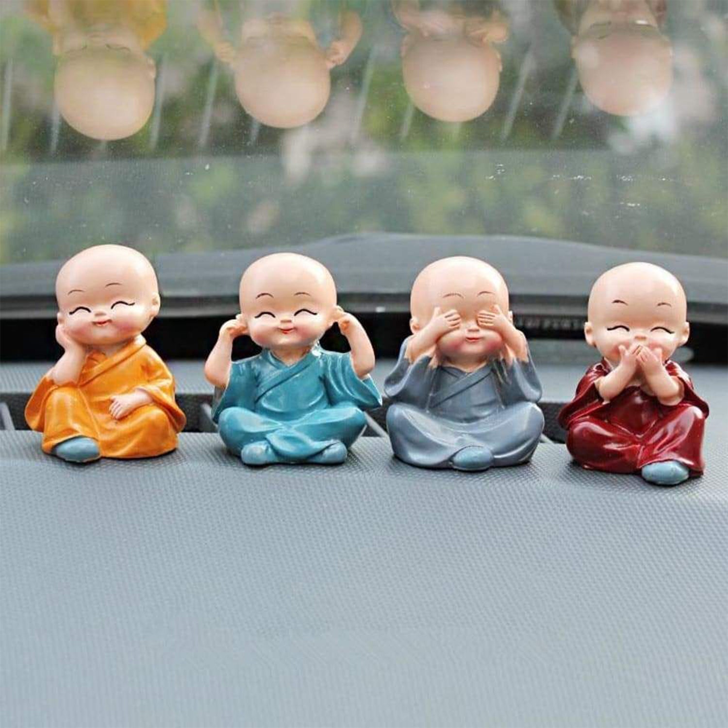 Baby Buddha 4Pc and show piece used for house, office and official decorations etc.-jugaad.shop