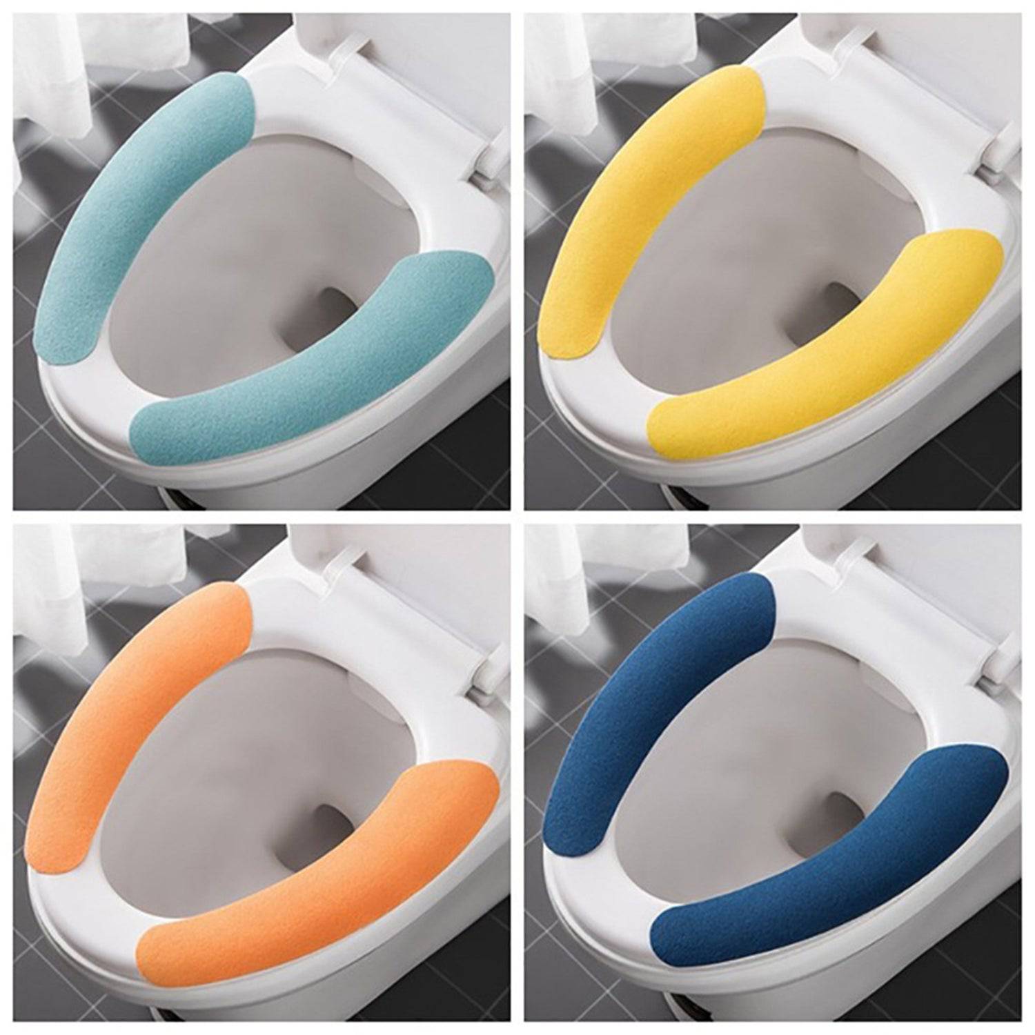 Toilet Seat Cover, Toilet Seat Cushion Soft and Warm Washable Toilet seat Cover Pads Comfortable - jugaad.shop