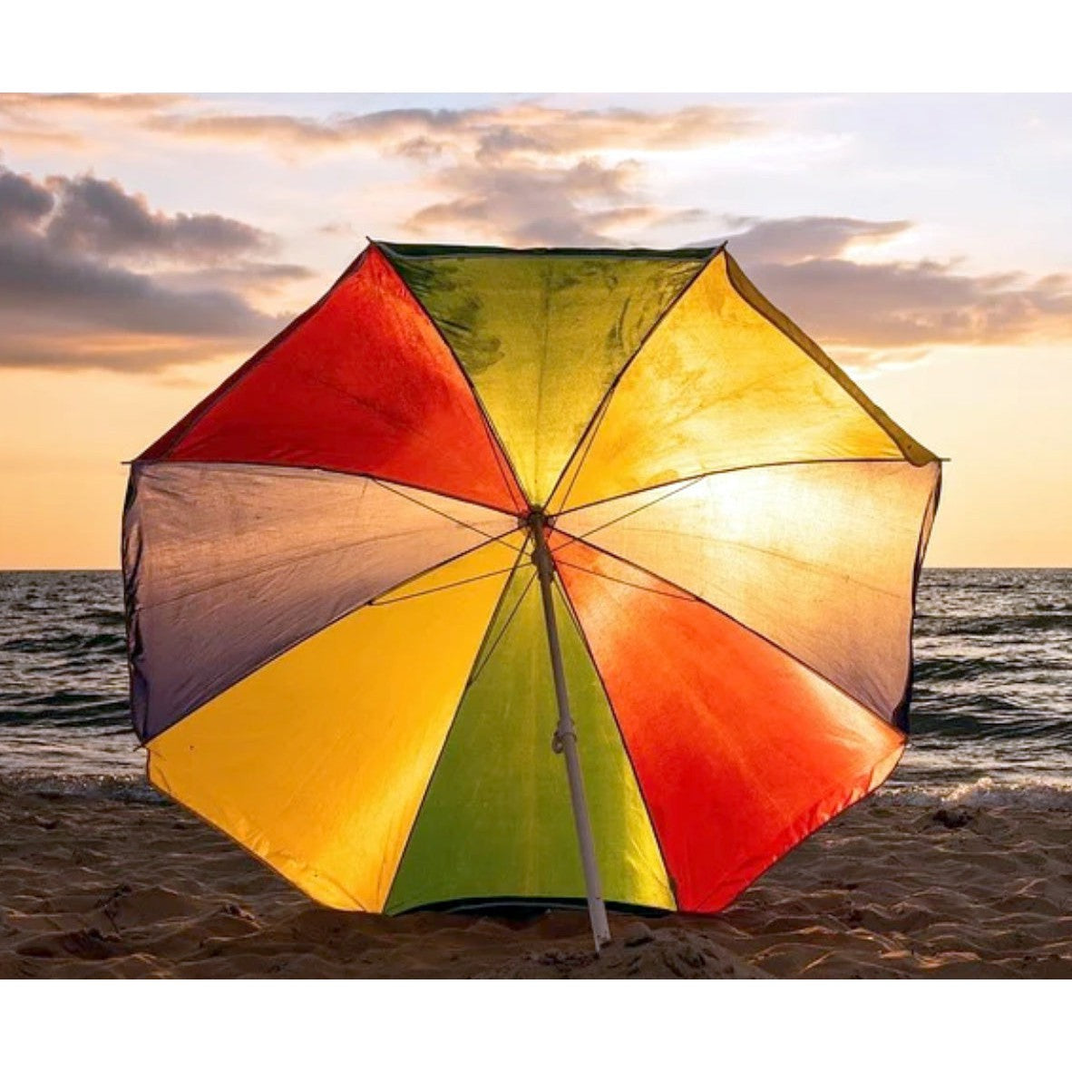 Sun Protection Water Proof Fabric Polyester Garden Umbrella for Beach, Lawn - jugaad.shop