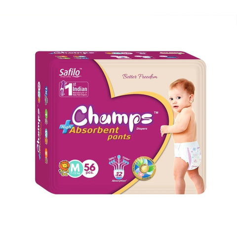 Premium Champs High Absorbent Pant Style Diaper (Small Size / 42 Pcs) - jugaad.shop