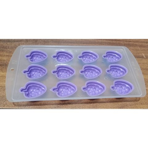 Silicone Mold Ice Cube Tray Creative Sweet Multi Type Ice Tray Buckets, Ice Cube Trays Multi Fruit Shape Ice Tray (1 Pc) - jugaad.shop