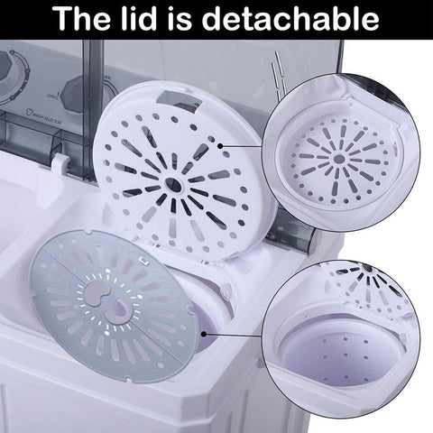 Universal Fit Top Load Semi Automatic Washing Machine Spin Safety Cover / Spinner Cap / Dryer Safety Cover / Lid & Plate (1 pc) - jugaad.shop