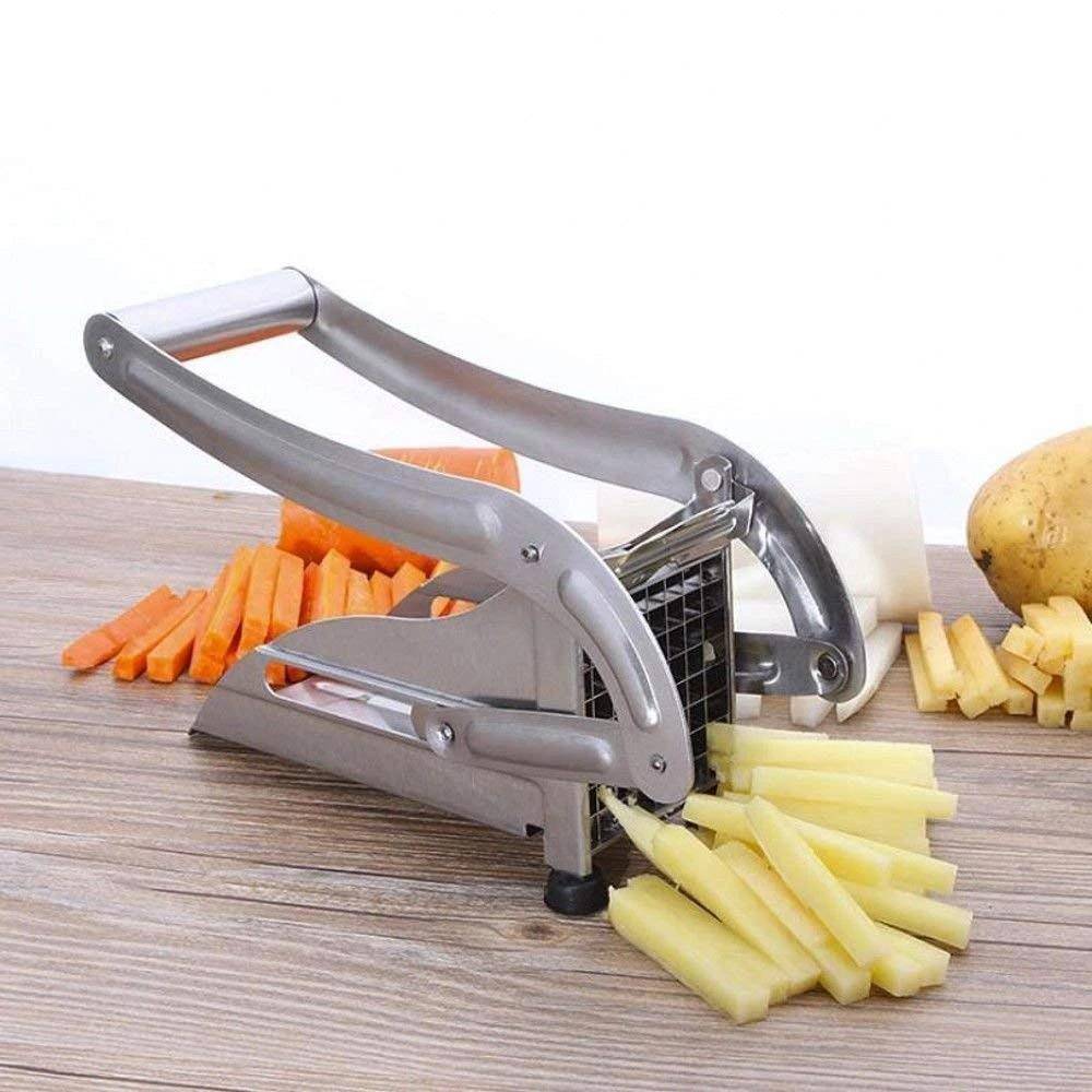 FRENCH FRIES POTATO CHIPS STRIP CUTTER MACHINE WITH BLADE - jugaad.shop