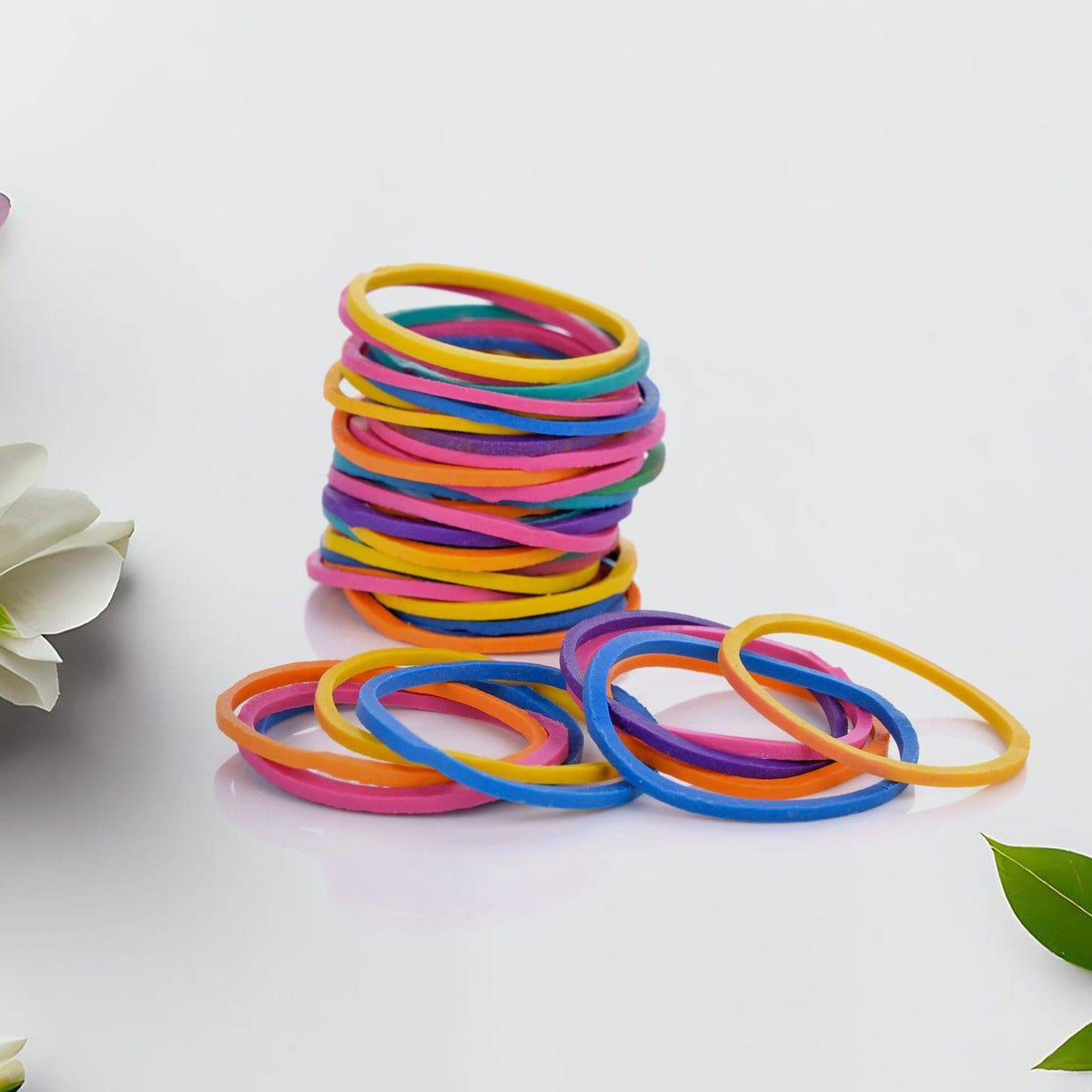 Strong & Reusable Rubber Bands: Multicolor for Office, Home & School (1.5 Inch 100 GM) - jugaad.shop