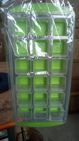 green color ice cube tray