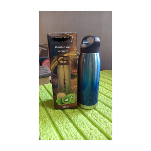 Vacuum Stainless Steel Double Wall Water Bottle, Fridge Water Bottle, Stainless Steel Water Bottle Leak Proof, Rust Proof, Cold & Hot Thermos steel Bottle| Leak Proof | Office Bottle | Gym | Home | Kitchen | Hiking | Trekking | Travel Bottle - jugaad.shop