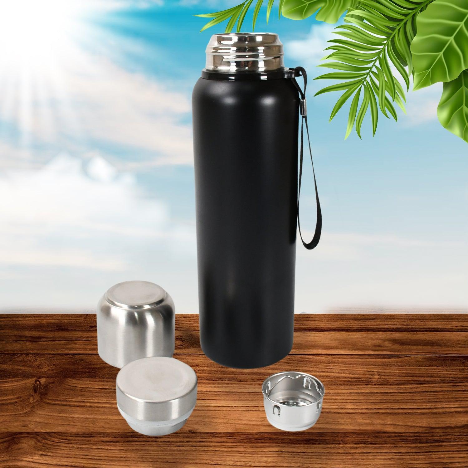 Stainless Steel Water Bottle, Fridge Water Bottle, Stainless Steel Water Bottle Leak Proof, Rust Proof, Cold & Hot Thermos steel Bottle| Leak Proof | Office Bottle | Gym | Home | Kitchen | Hiking | Trekking | Travel Bottle (800ML) - jugaad.shop