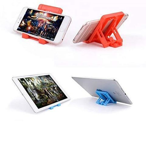 Compact mobile stand with multiple adjustable angles