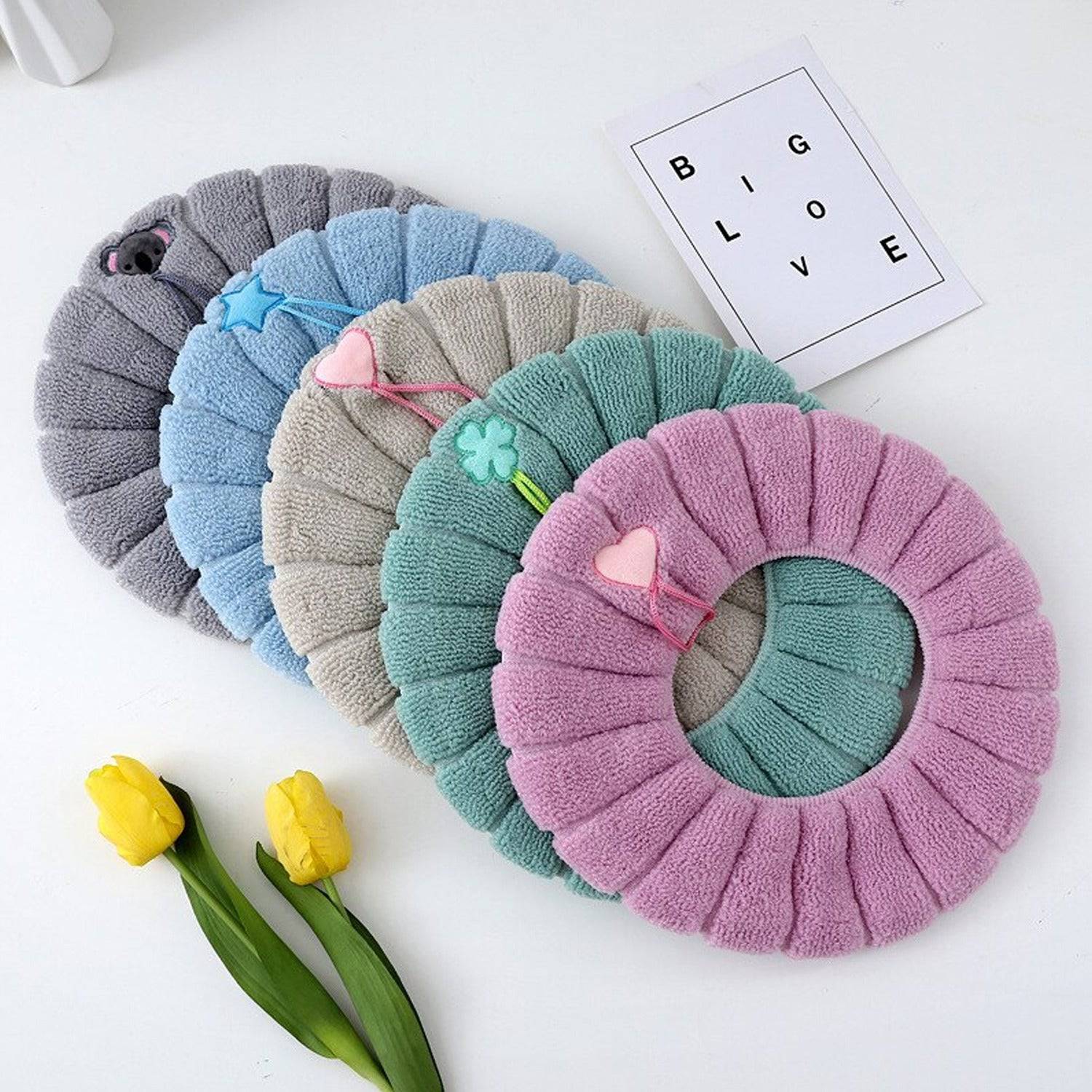 Winter Comfortable Soft Toilet Seat Mat Cover Pad Cushion Plush - jugaad.shop