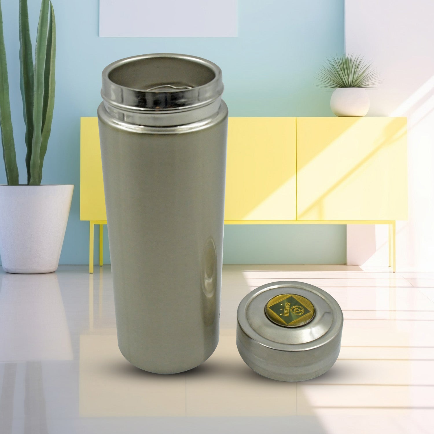 Vacuum Insulated Stainless Steel Flask (1 Pc) - Leak Proof, BPA Free, Hot & Cold - jugaad.shop