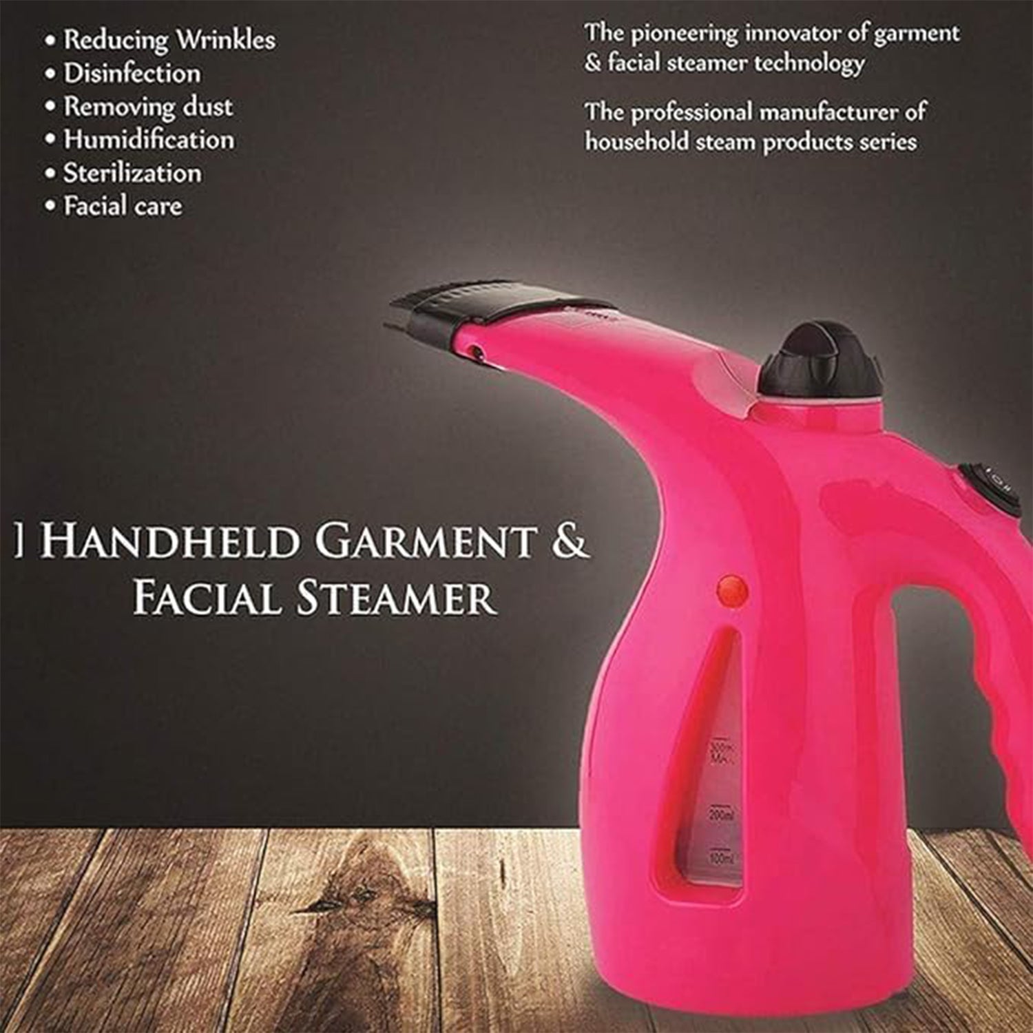 Portable 4 in 1 Handheld Garment Steamer & Facial Steamer Electric Iron Steam Portable Handy Vapor Steamer - jugaad.shop