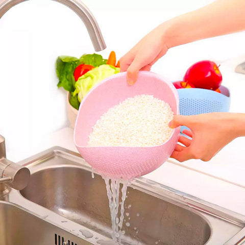 Multipurpose High Quality Washing Bowl for Rice (1 Pc) - jugaad.shop