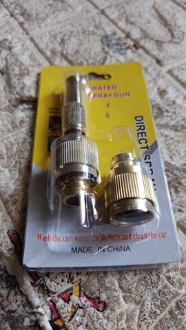 water spray nozzle for water pipe booster nozzle for car wash nozzle with high pressure water adjustable brass nozzle water spray gun for gardening watering tools-jugaad.shop