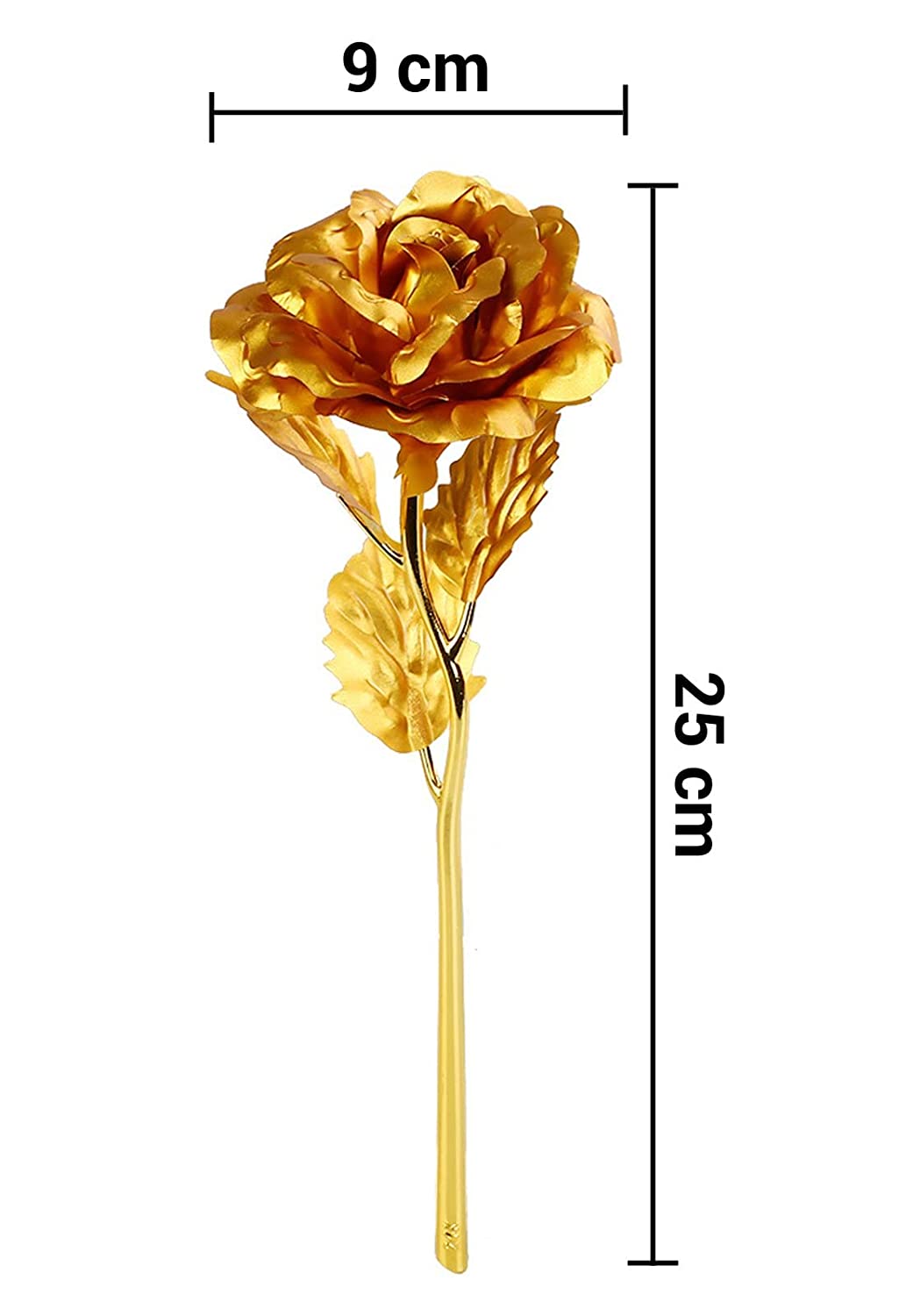 Luxury Decorative Gold Plated Artificial Golden Rose with Premium Box - jugaad.shop