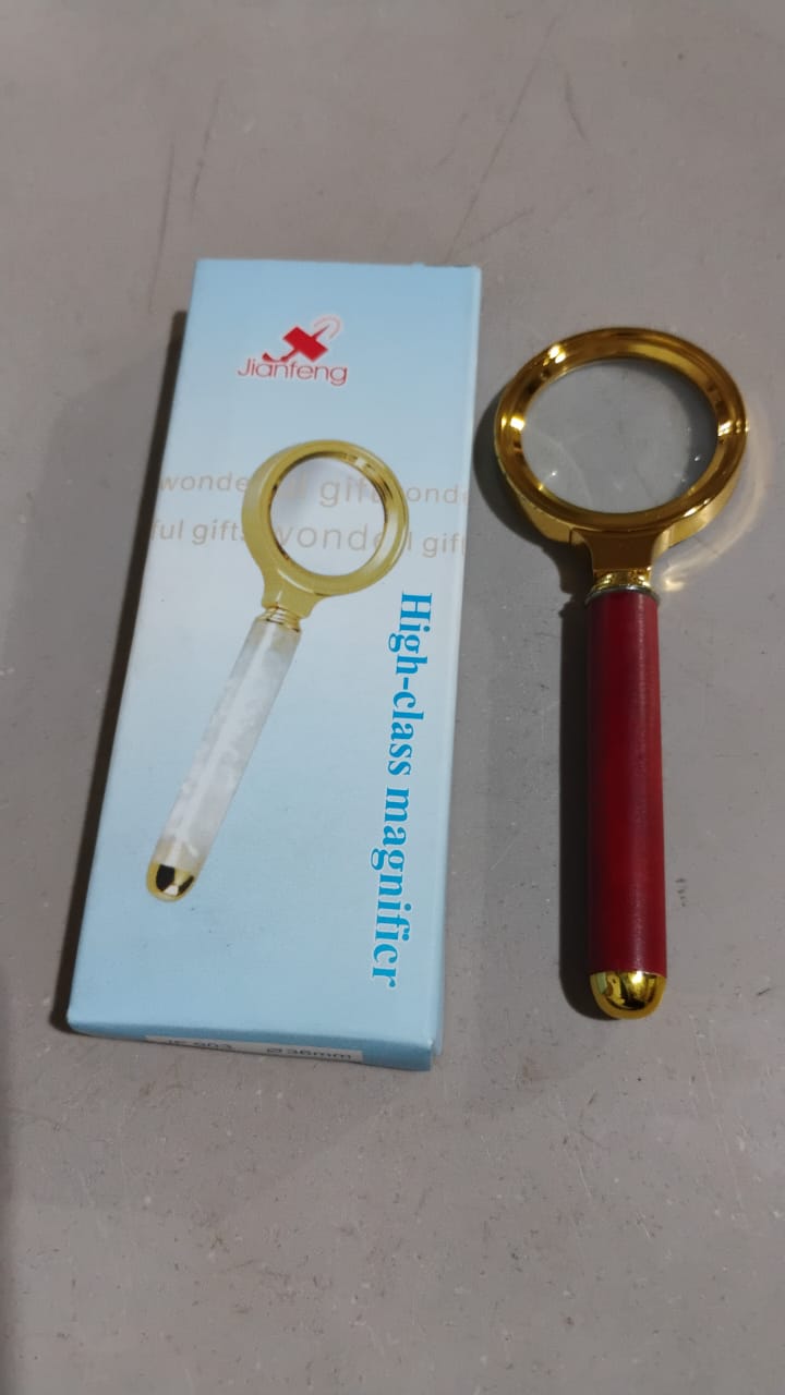 Magnifying Glass Handheld Magnifier (36 MM / 1 Pc)-jugaad.shop