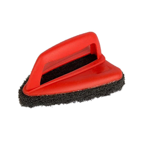 Abrasive scrubber brush for superior cleaning