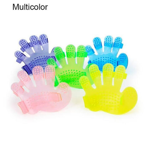 Rubber Pet Cleaning Massaging Grooming Glove Brush - jugaad.shop