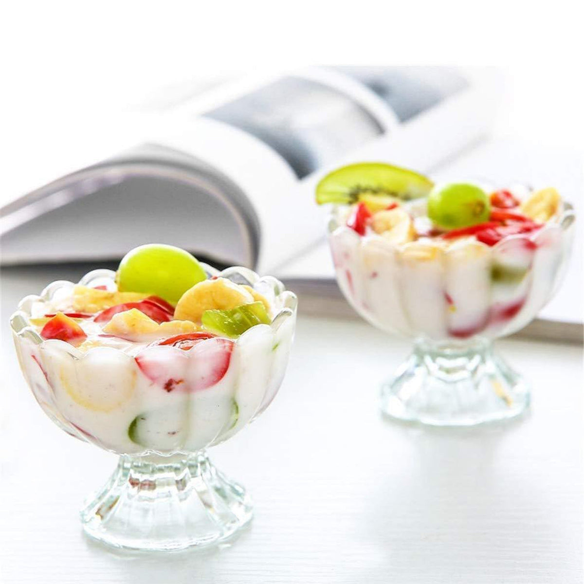 Serving Dessert Bowl Ice Cream Salad Fruit Bowl - 6pcs Serving Dessert Bowl Ice Cream Salad Fruit Bowl - 6pcs - jugaad.shop