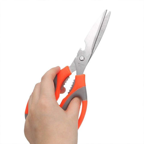 SpaceMulti-Function Kitchen Scissors for Veggies, Meat & Seafood with Bottle Opener - jugaad.shop