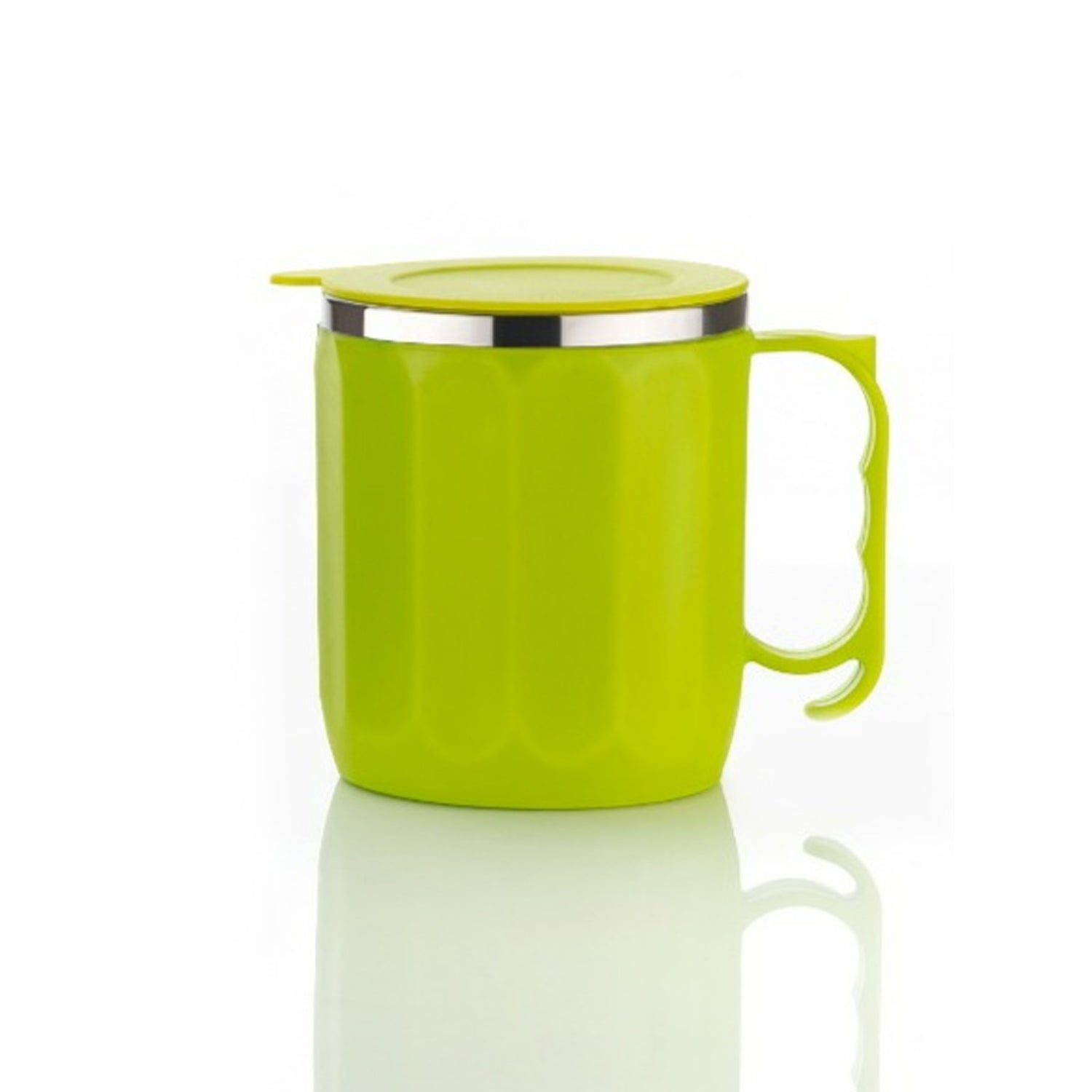 250ML Stainless Steel Mug: Insulated, Leakproof Lid, Hot/Cold Drinks (Mix Color) - jugaad.shop