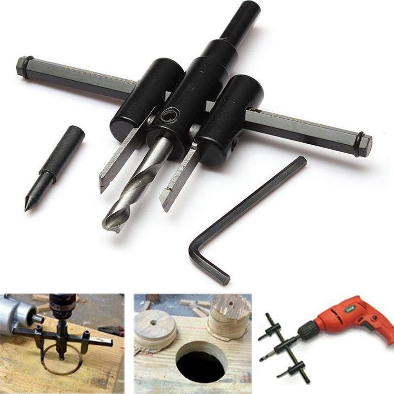 Adjustable Circle Hole Saw Drill Bit Cutter - jugaad.shop