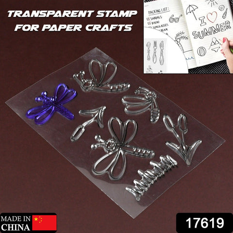 Reusable Rubber Stamp, TPR Stamp DIY Accessories Good Stamping Effect DIY Transparent Stamp Stick Repeatedly for Envelope for Diary for Invitation Letter, Photo Album Decoration for Paper Crafts (Mix Design / 1 Set) - jugaad.shop